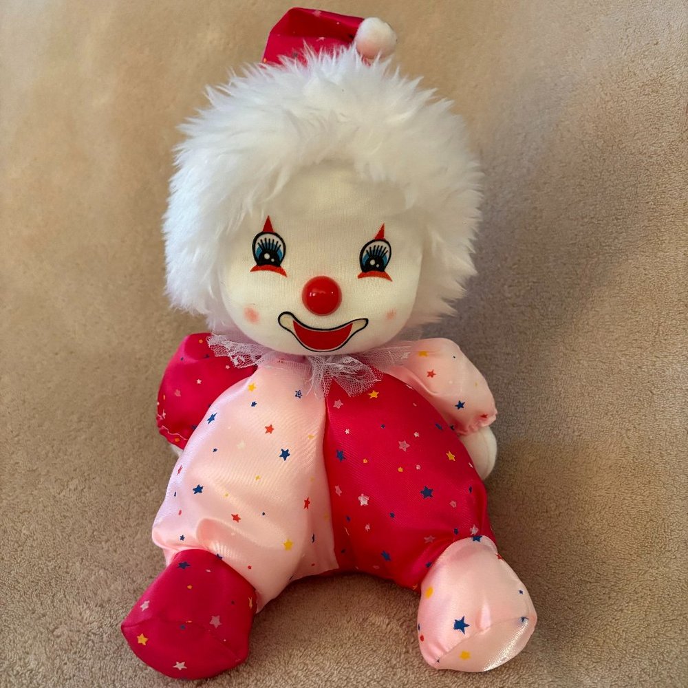 SANKYO Retro "It's A Small World" Animated Clown Wind Up Toy